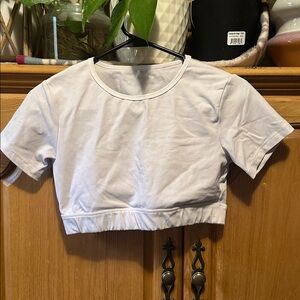 NVGTN White Crop Top